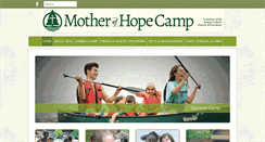 Desktop Screenshot of motherofhopecamp.com